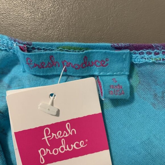 Fresh Produce Girls S Dress NEW Sleeveless Blue Tropical Beachy Sundress Coastal - Picture 2 of 12